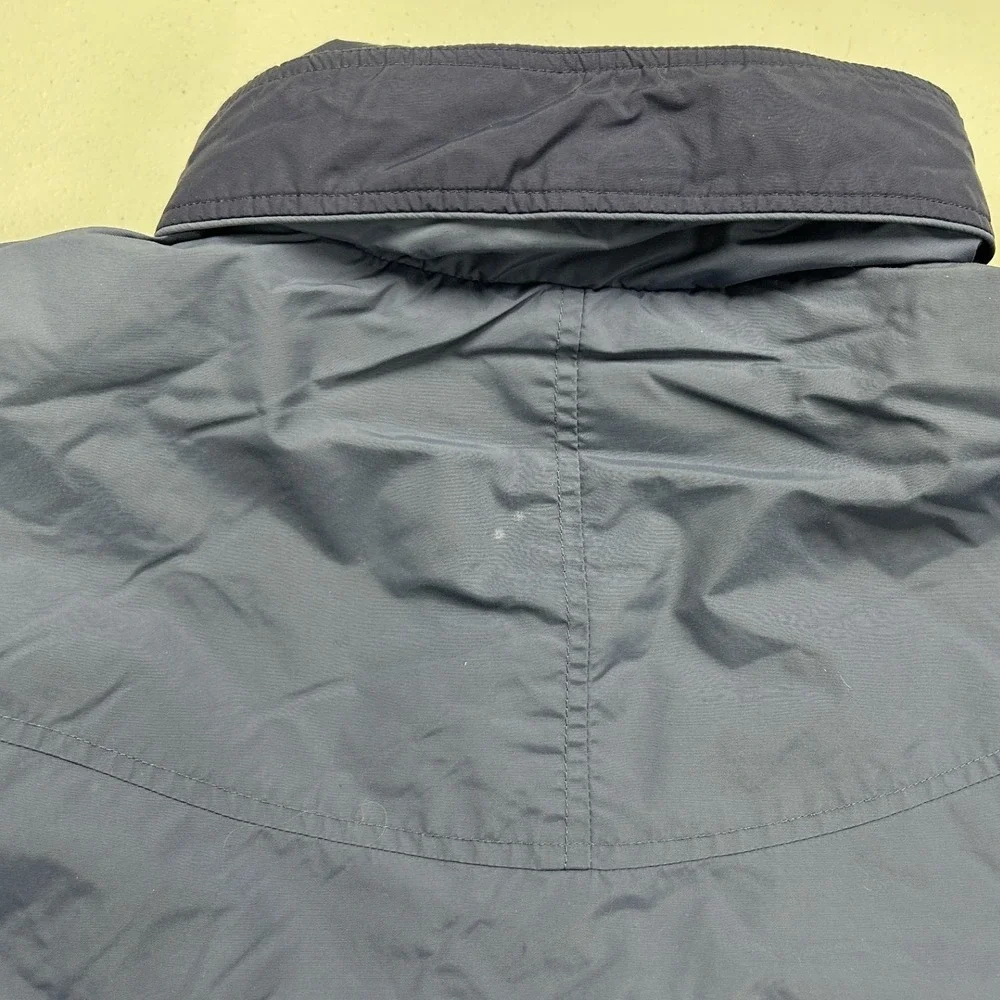 Columbia Winter Jacket Womens Medium Blue Fleece Lined Insulated Full Zip E2
